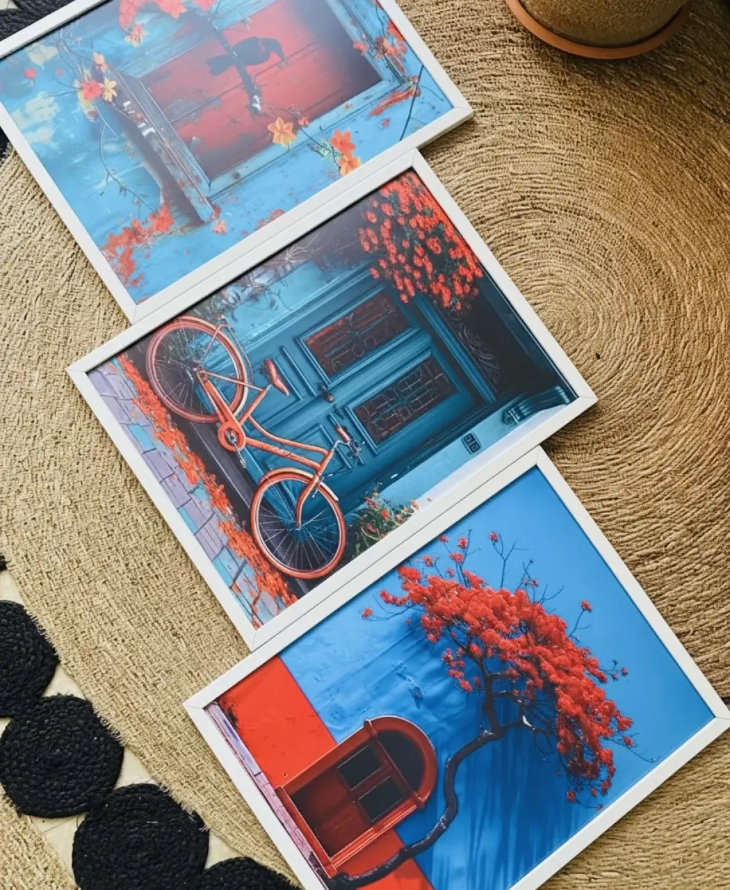 Modern 3 pcs wall art frame set