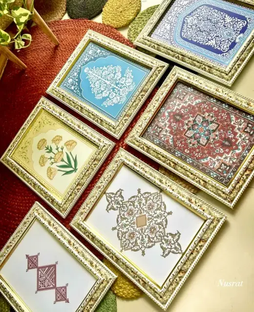 Classic Floral White Frame