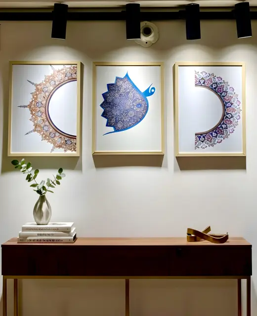 Premium Turkish Pattern Wall Art — Modern Home Aesthetic