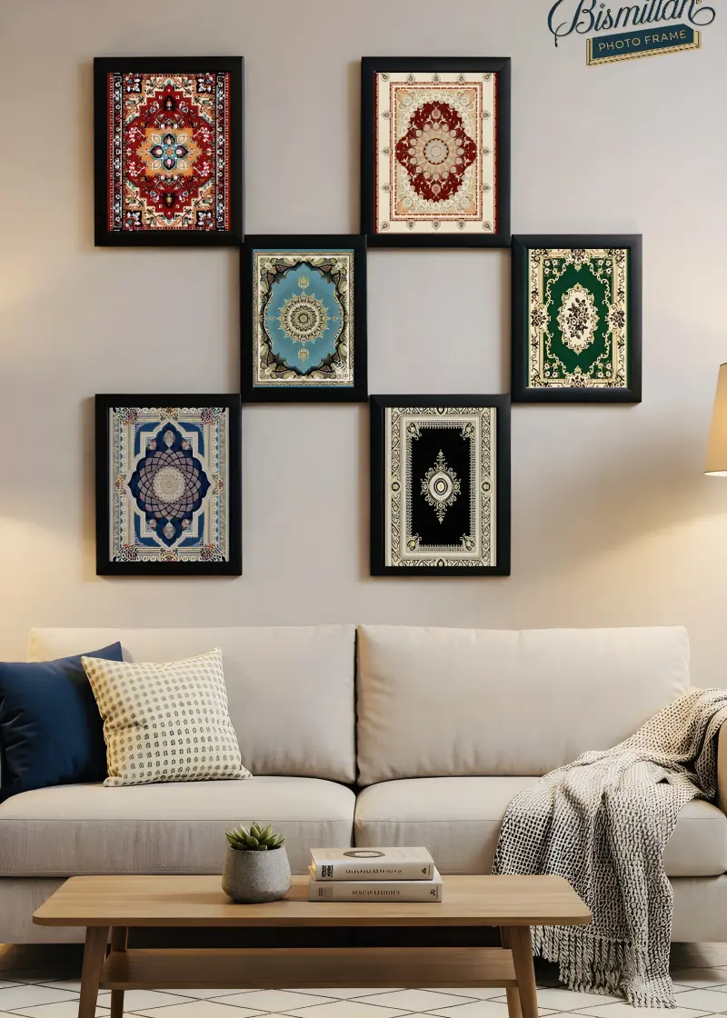 Minimal Wall Frame Set (6 Pcs) 💙🌸