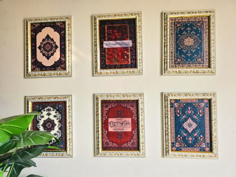 Royal Persian Islamic Art – 6 Pcs Frame Set✨🦋